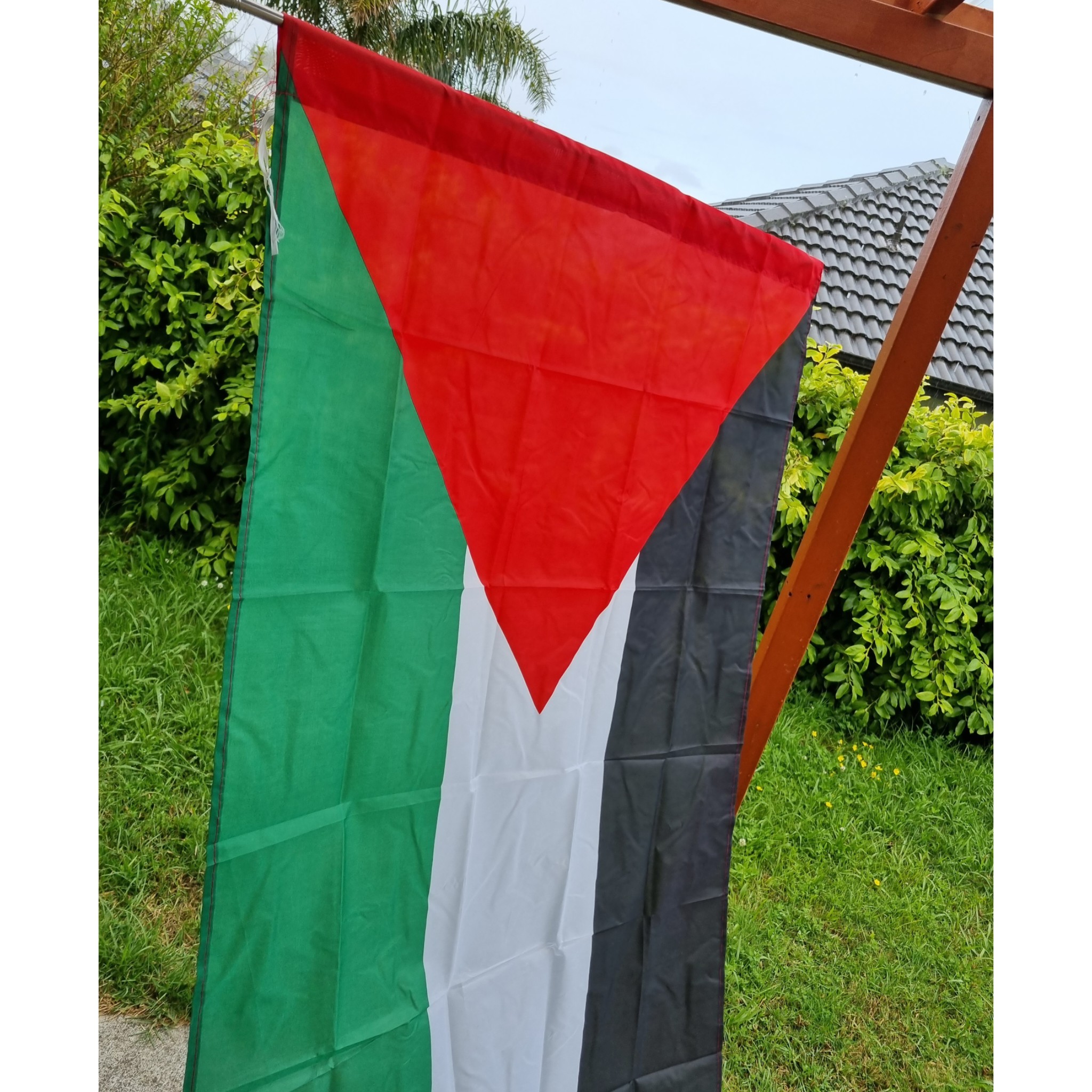 Palestine flag with gusset