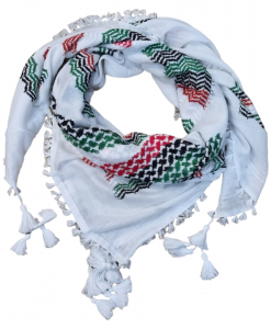Official Red and White Hirbawi Kufiya / Keffiyeh - Palestinian