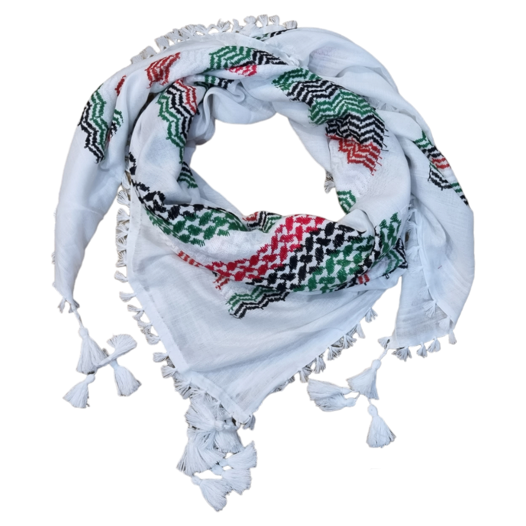 Official Shami Hirbawi Kufiya / Keffiyeh - Palestinian Scarf