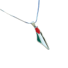 Palestine Map Necklace Sterling Silver