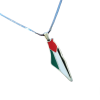 Palestine Map Necklace Sterling Silver
