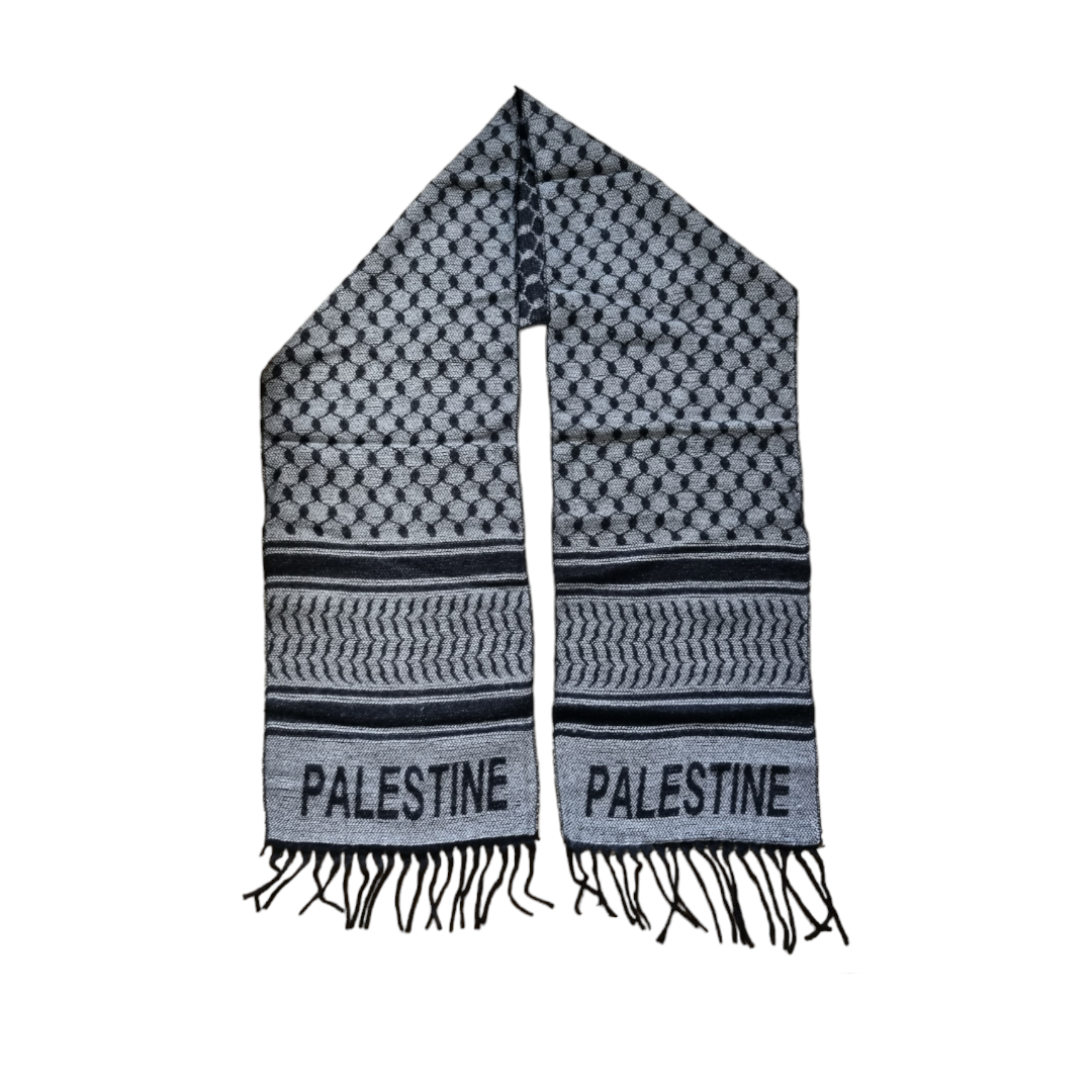 Kufiya scarf soft wool 4