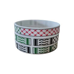 Wristband - Palestine Flag Kufiya