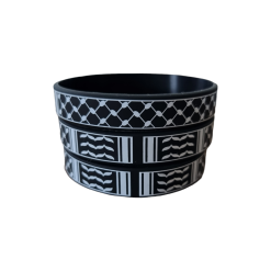 Wristband - Black Kufiya