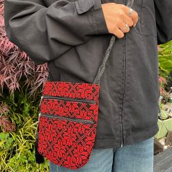 Embroidered Shoulder Bag
