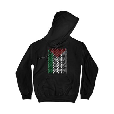 Hoodie - Map of Palestine Kufiya