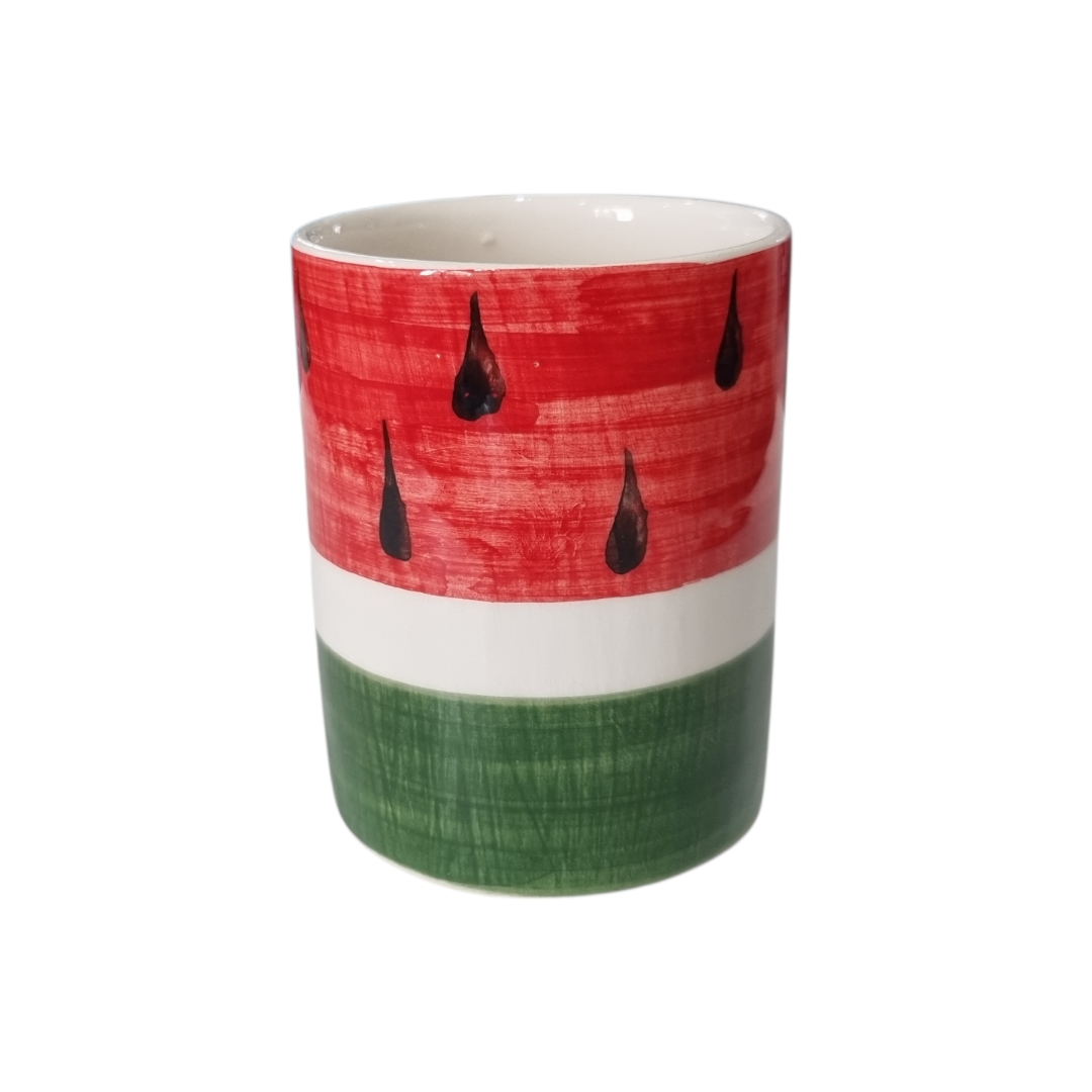 Hebron_Ceramics watermelon_mug