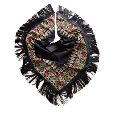 Embroidered Shawl - Gold