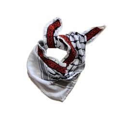 Palestinian Kufiya - Bandana with Tatreez